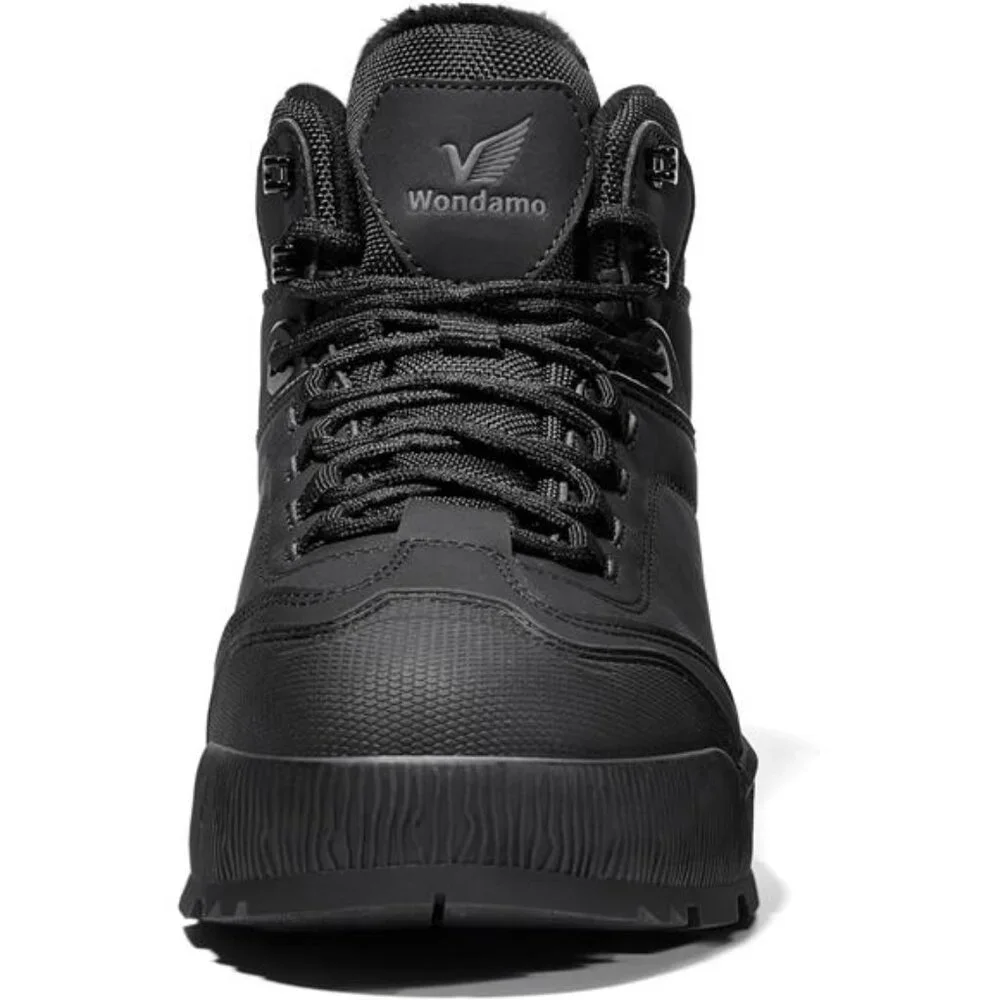 Men's Waterproof Snow Boots Insulated Toe Cap Cold Weather Shoes